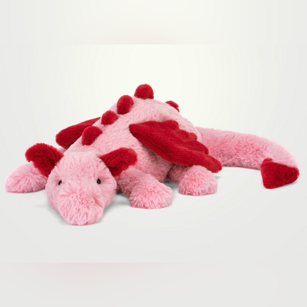 Authentic Jellycat Heart Dragon